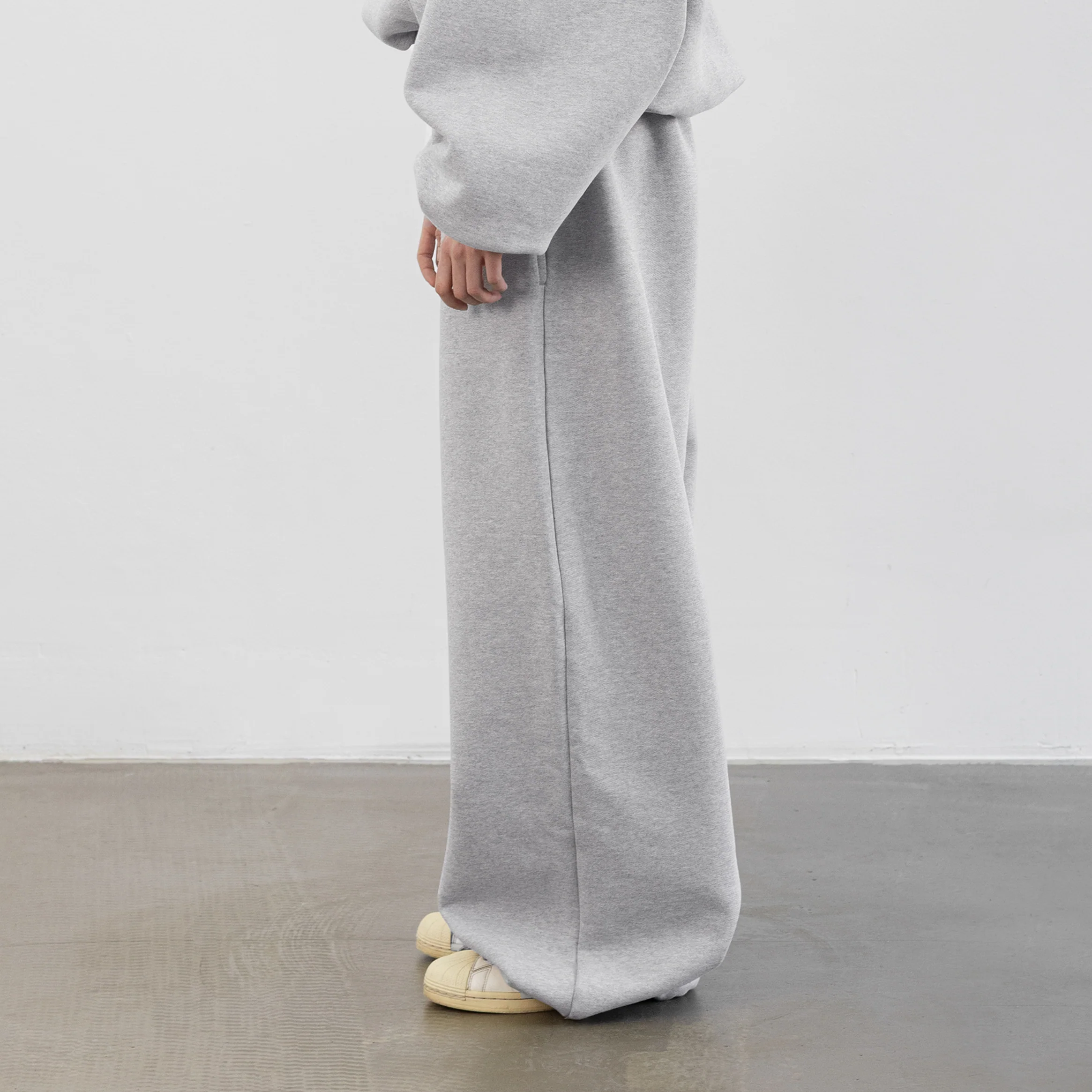 Balloon Fleece Sweatpants (Grey) - Image 5
