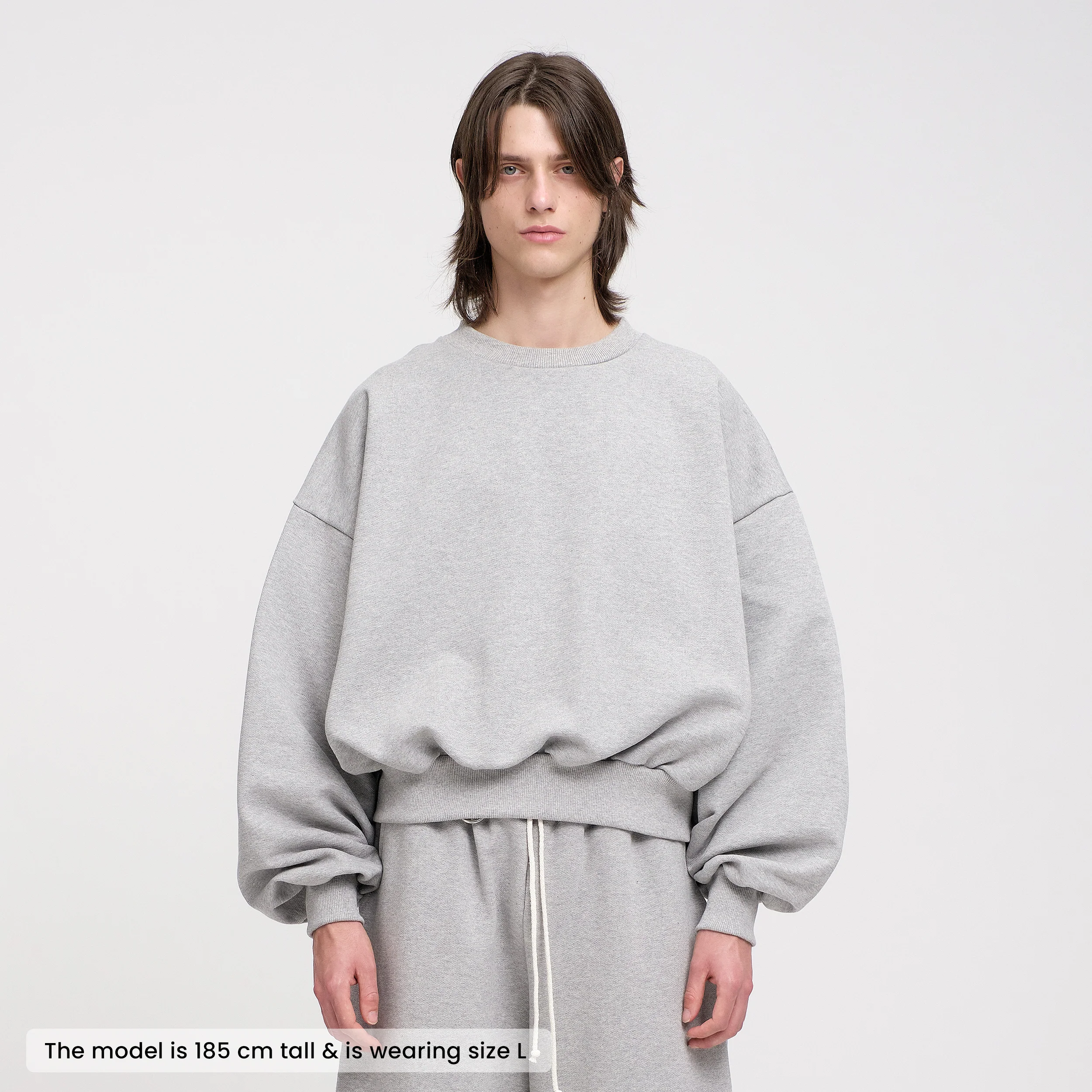 Boxy Crewneck (Grey) - Image 3