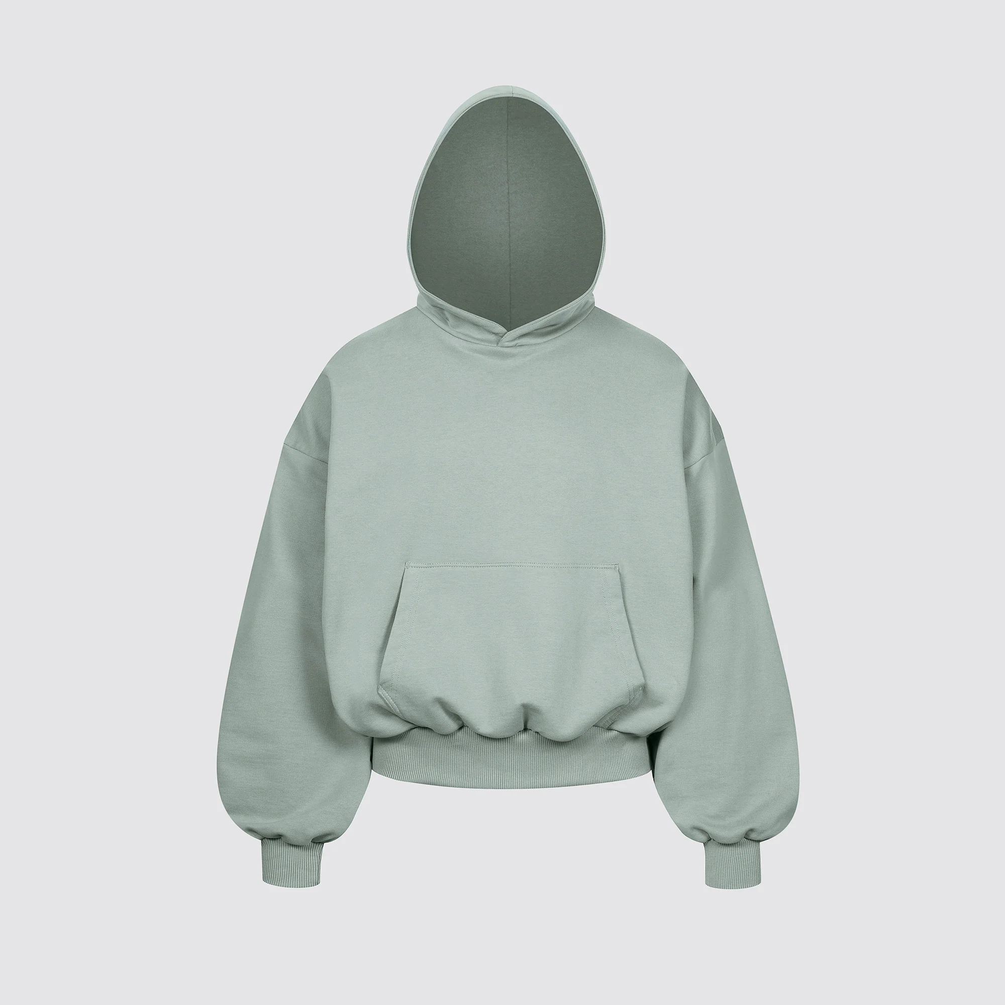 Boxy Flowy Hoodie (Mineral)