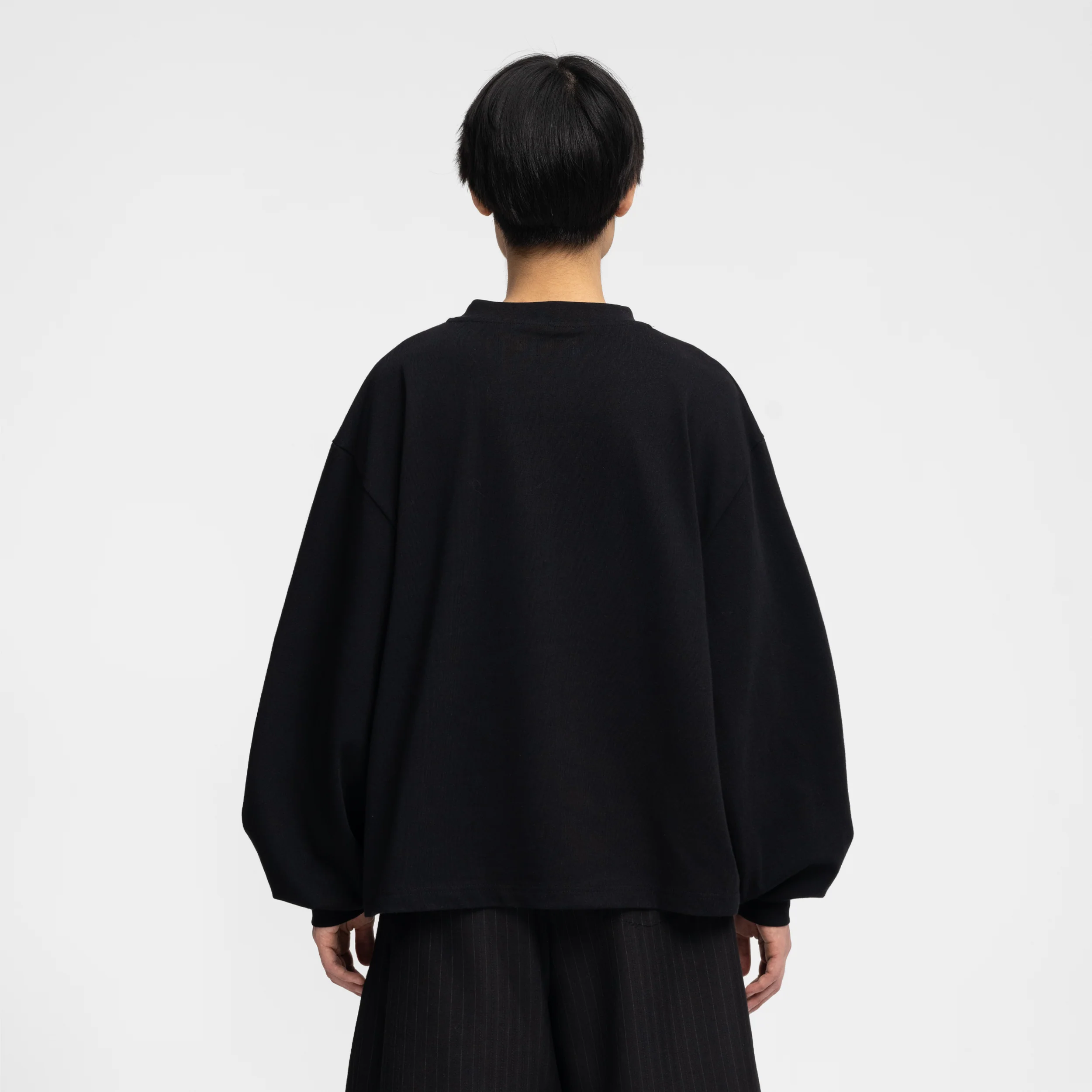 Boxy Longsleeve (Black) - Image 6