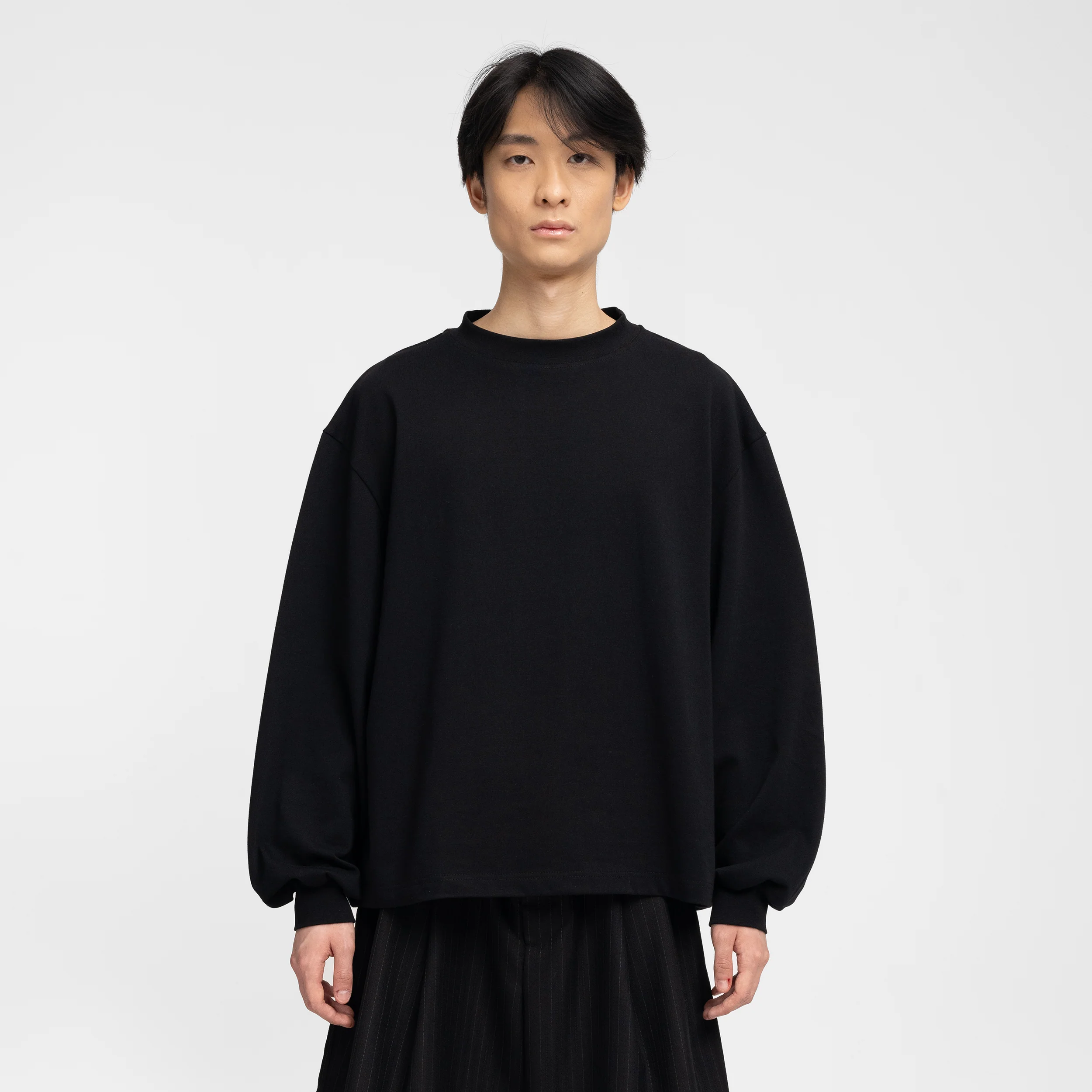 Boxy Longsleeve (Black) - Image 2