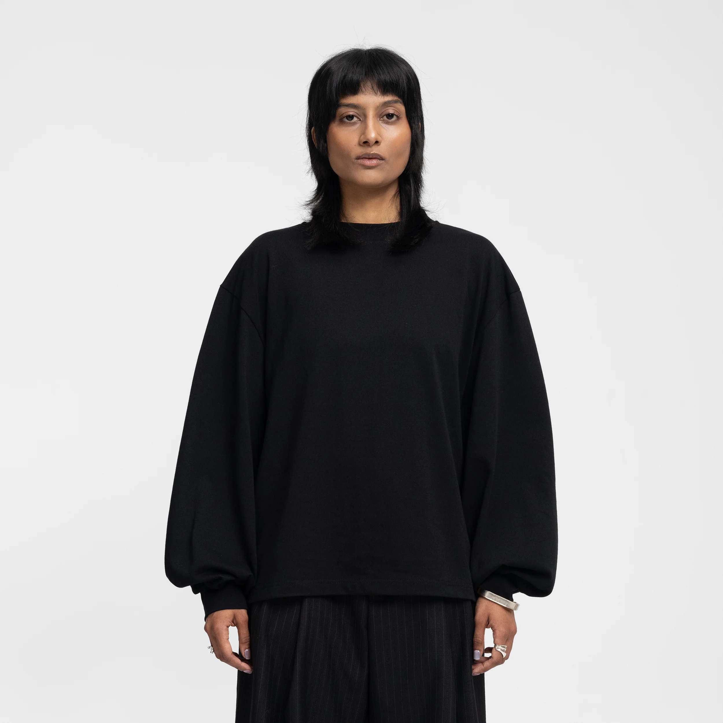 Boxy Longsleeve (Black) - Image 3