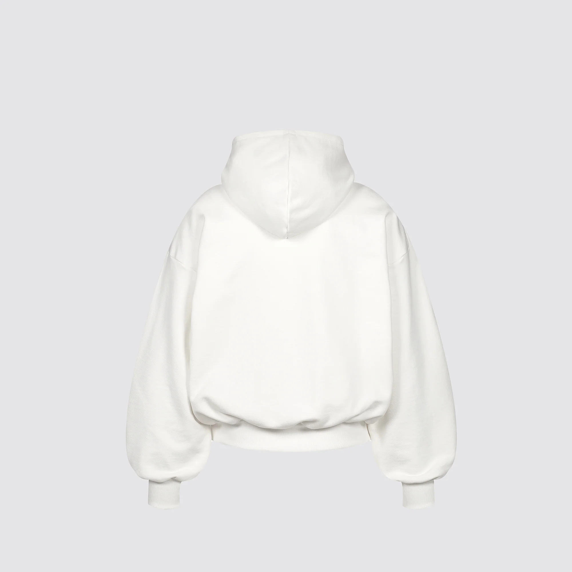 Boxy Ultra Heavyweight Hoodie (Off-white) - Image 3