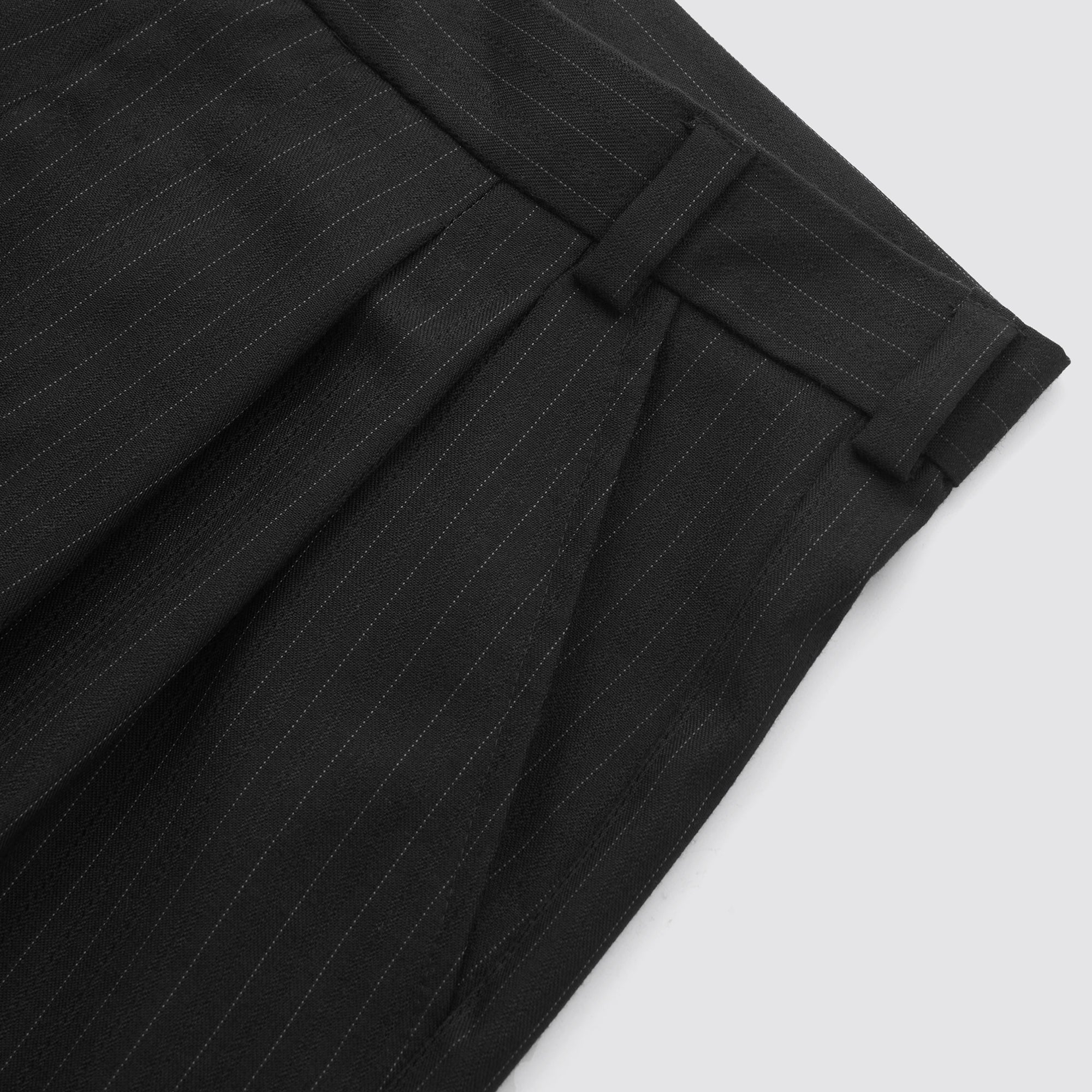 Pinstripe Office Shorts - Image 3