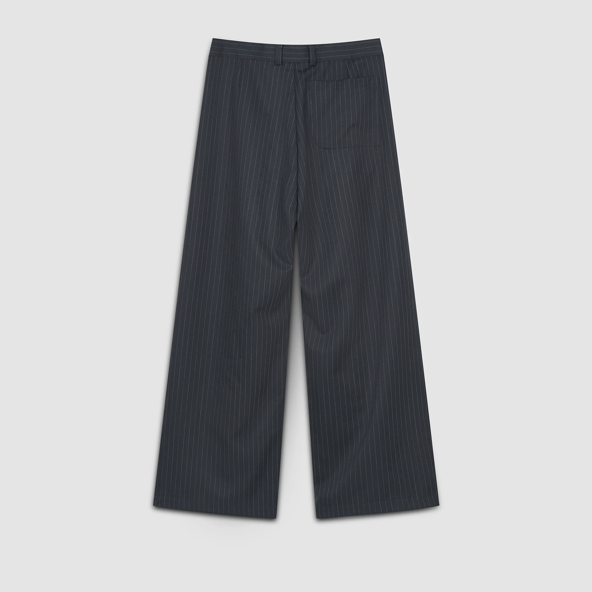 Pinstripe Office Trousers (Graphite) - Image 3