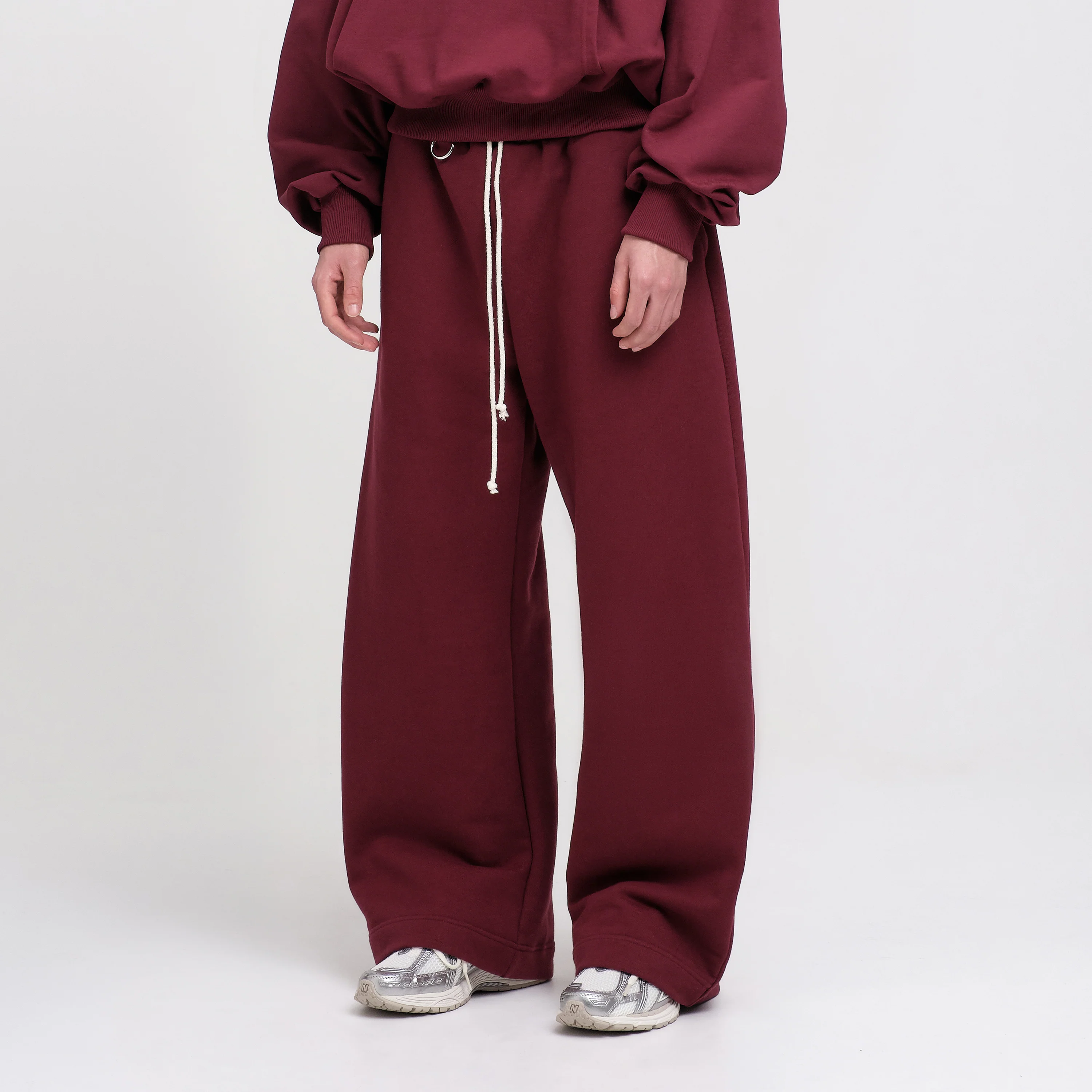 Ultra Heavyweight Barrel Sweatpants (Dark Cherry) - Image 5