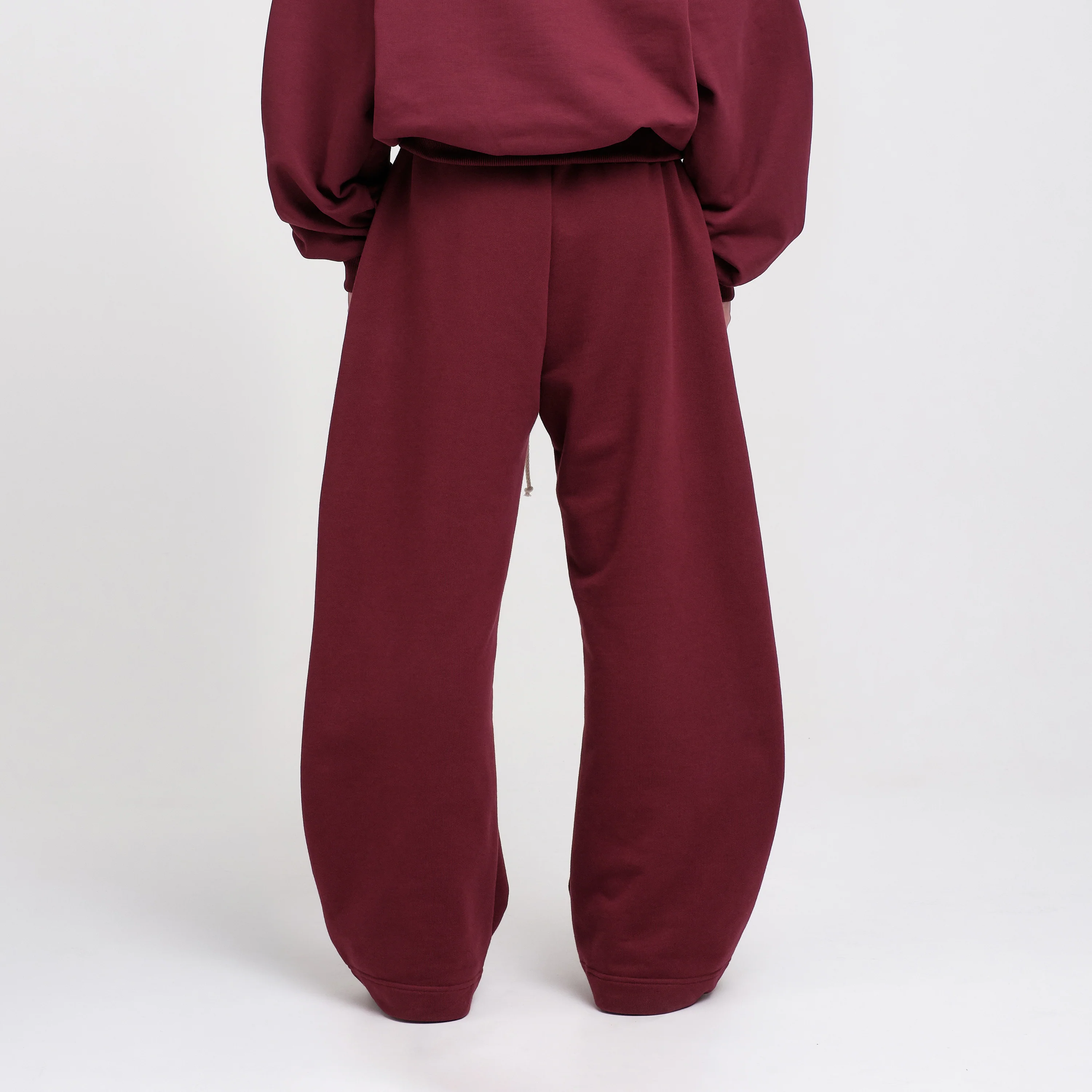 Ultra Heavyweight Barrel Sweatpants (Dark Cherry) - Image 6