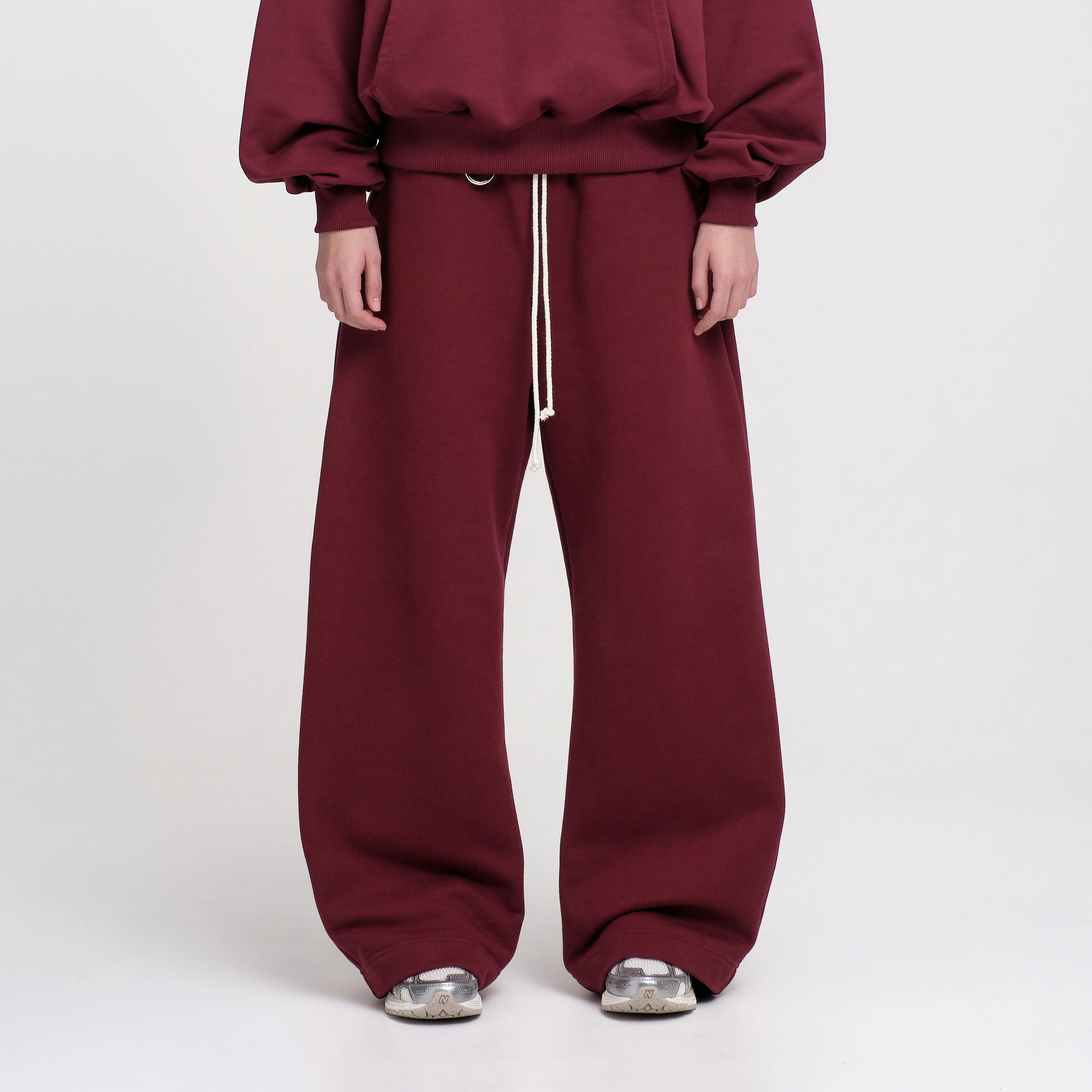 Ultra Heavyweight Barrel Sweatpants (Dark Cherry) - Image 7