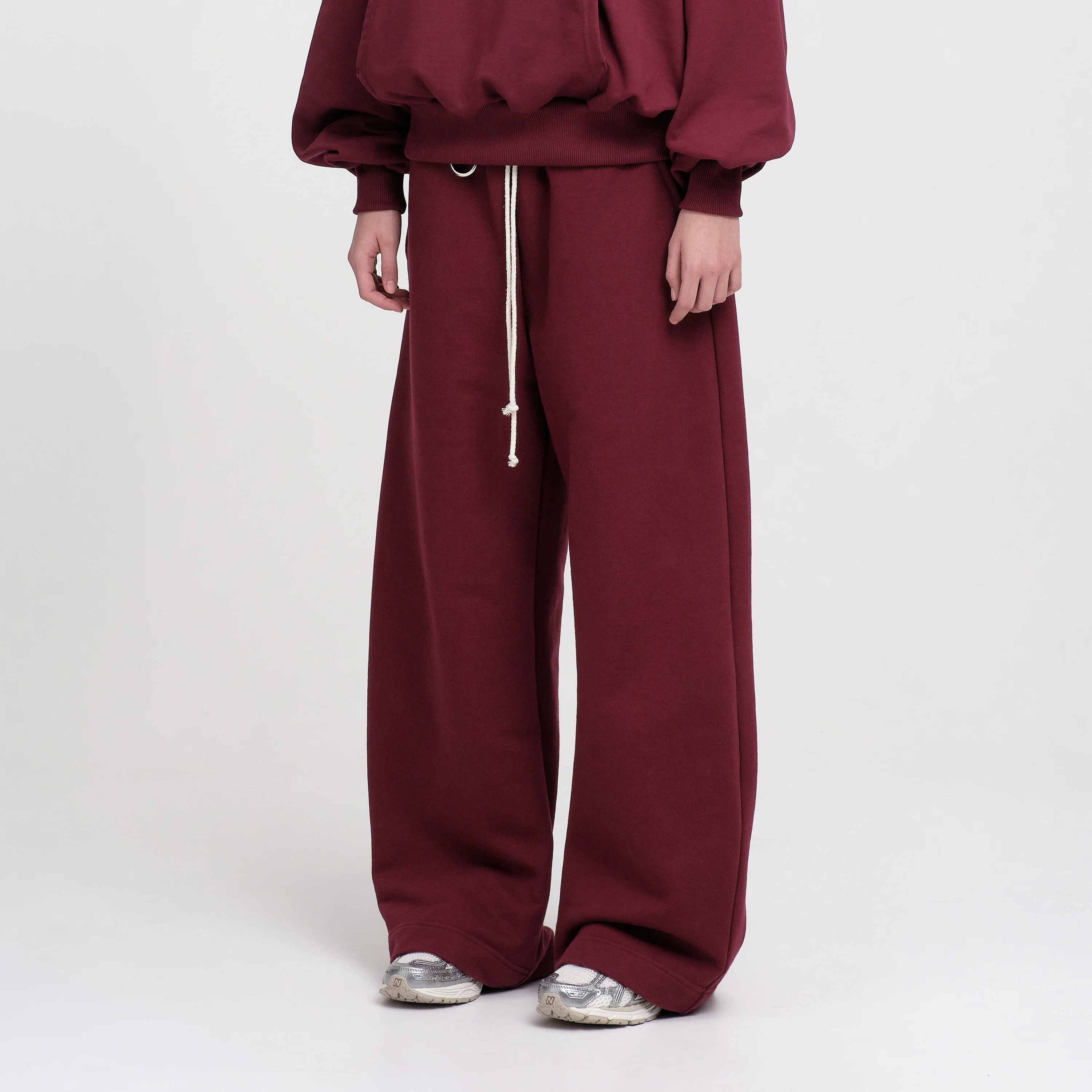 Ultra Heavyweight Barrel Sweatpants (Dark Cherry) - Image 8