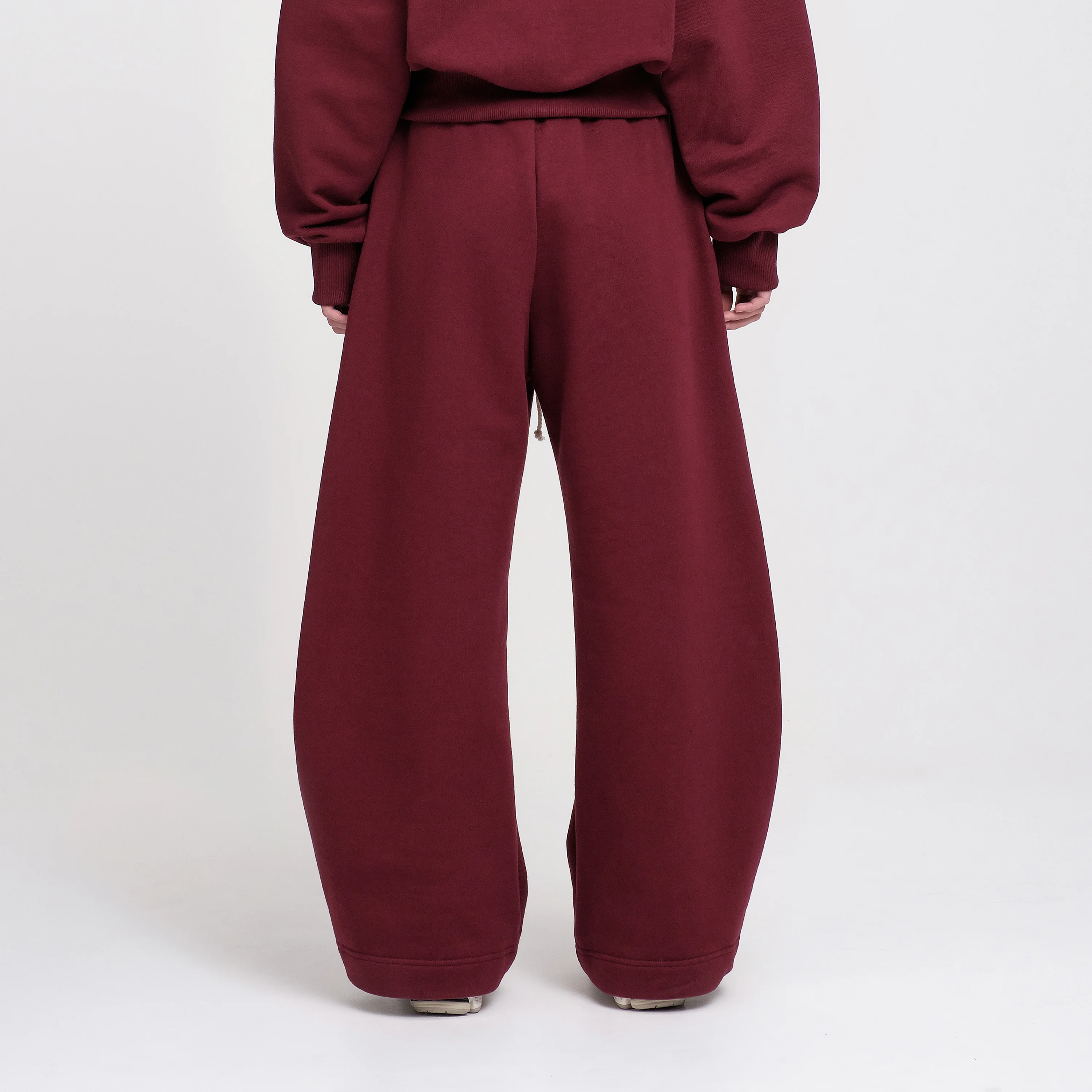 Ultra Heavyweight Barrel Sweatpants (Dark Cherry) - Image 9